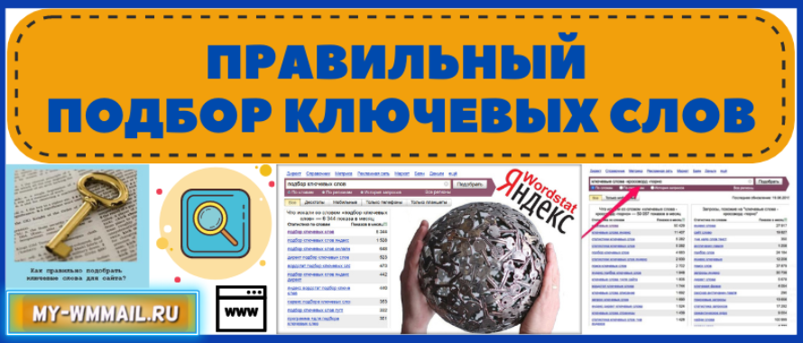 Правильный подбор ключевых слов
