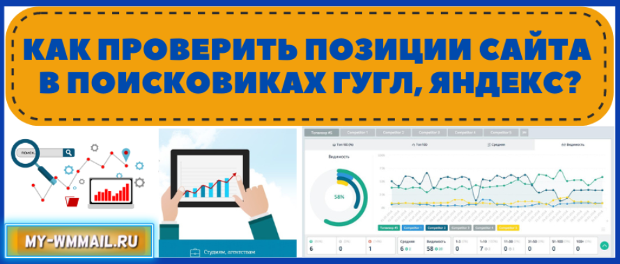 Как проверить позиции сайта в поисковиках Гугл, Яндекс?