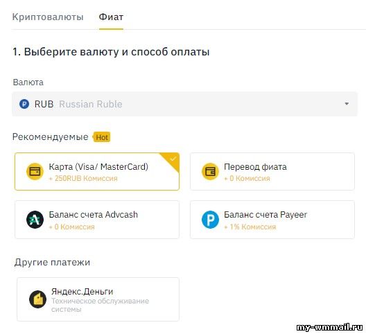 Фиатные деньги на Бинансе - что такое фиатный баланс на Binance
