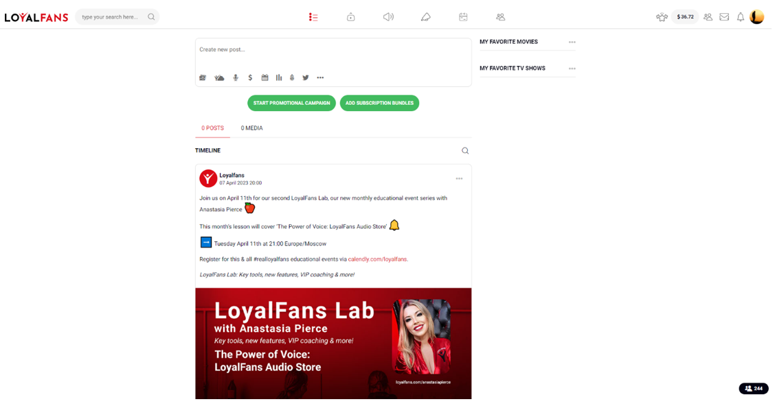 Loyalfans - как заработать на своих фанатах, отзывы
